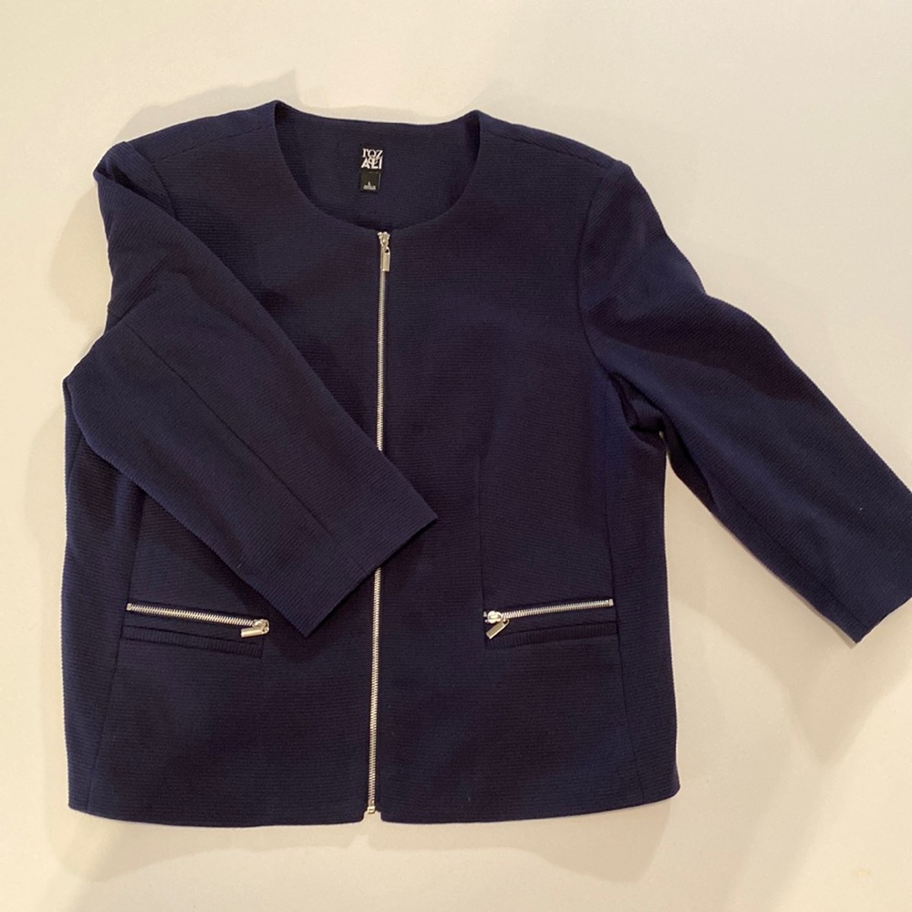 Roz & Ali short textured jacket